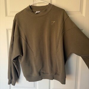 Gymshark Men's Crewneck Sweatshirt in Olive